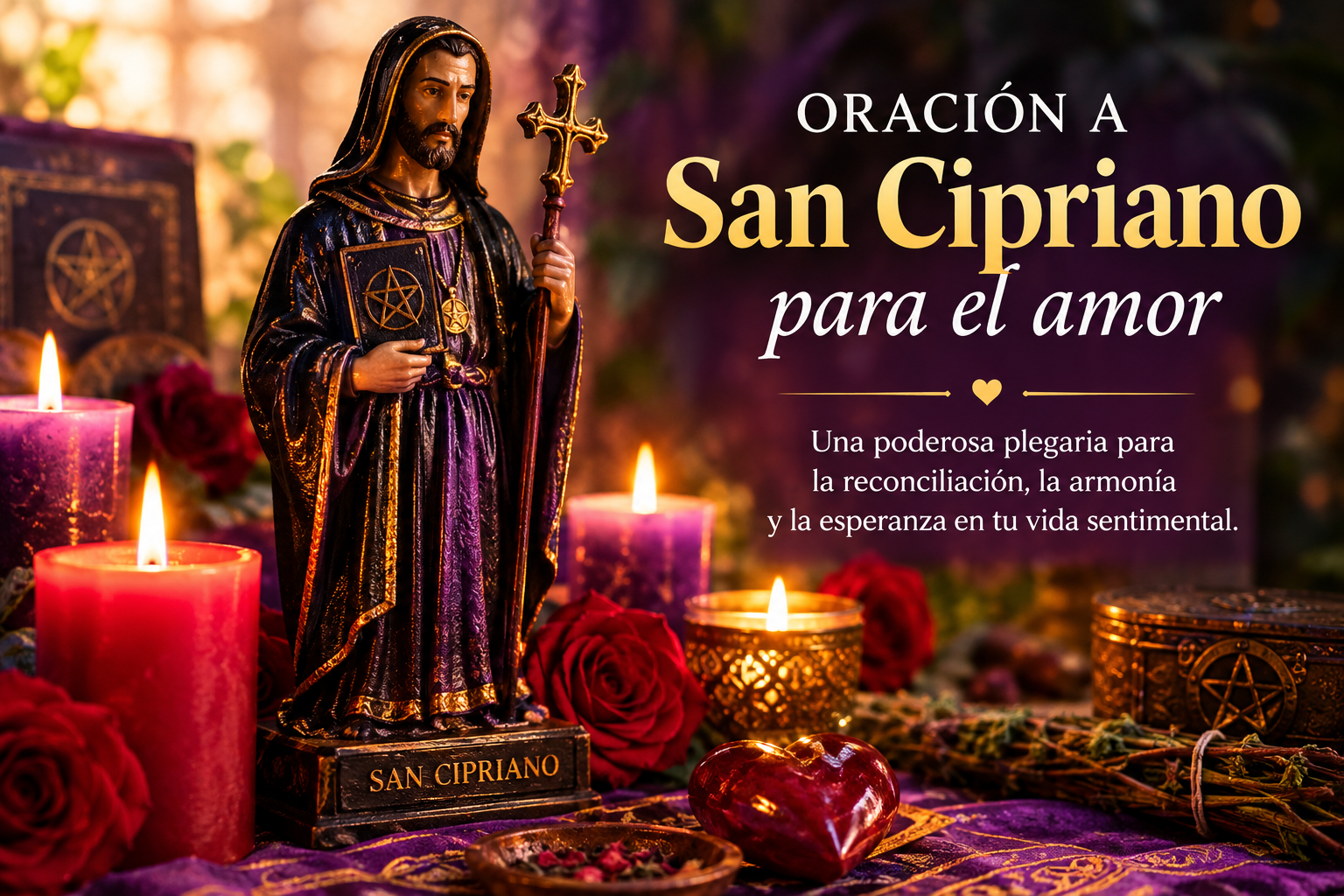 Oración a San Cipriano para el amor y la reconciliación